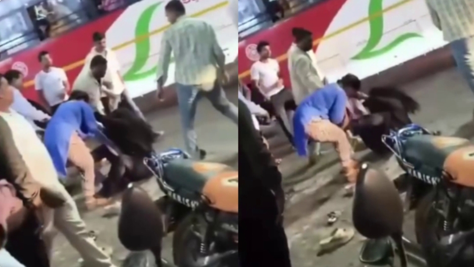 ಬೆಳಗಾವಿ:ಒಬ್ಬ ವ್ಯಕ್ತಿಗಾಗಿ ಜಡೆ ಹಿಡಿದು ಹೊಡೆದಾಡಿಕೊಂಡ ಪತ್ನಿ ಹಾಗೂ ಲವ್ವರ..!!..